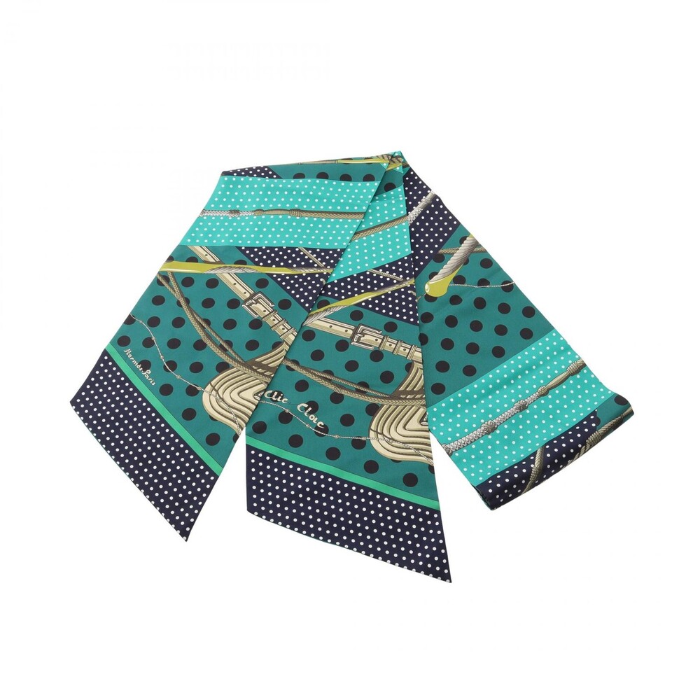 Hermes Maxi Twilly Clic Clac A Pois #338732H37B